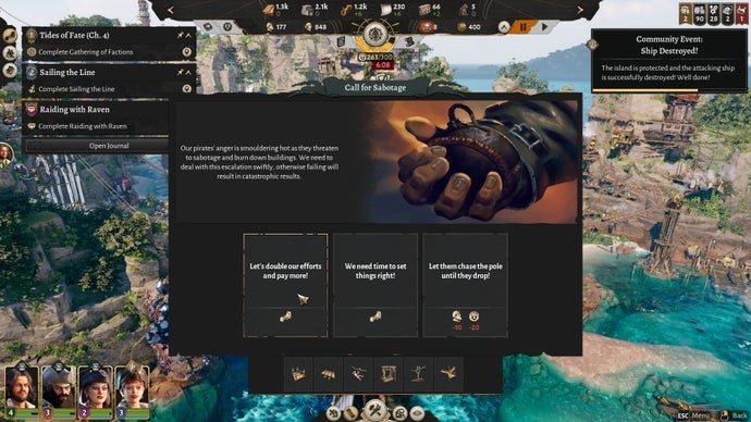 Logistics Take Center Stage in Pirate City Builder Corsair Cove