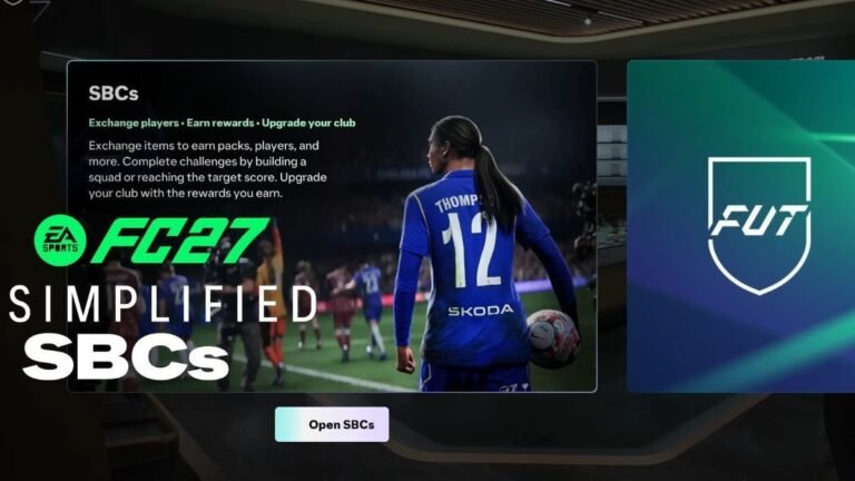 EA FC 27 Introduces Streamlined SBC System