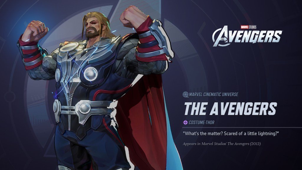 Thor The Avengers Skin in Marvel Rivals