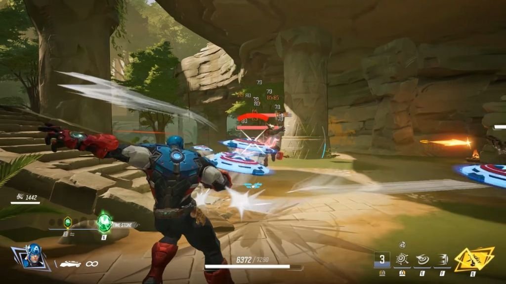 Captain America in Avengers Infinity War PvP mode