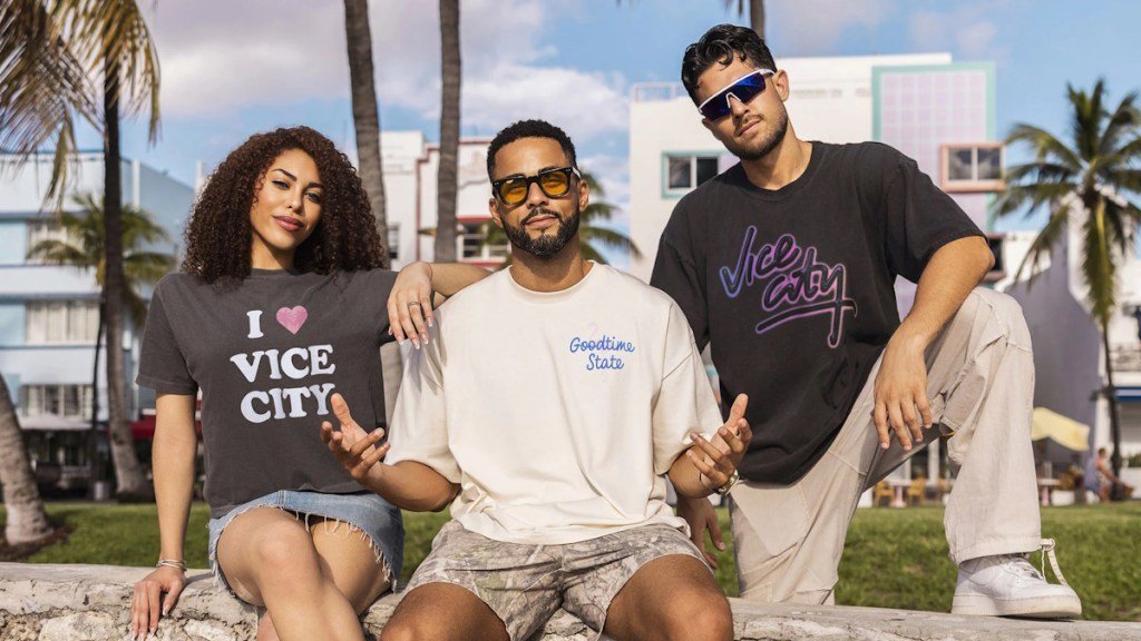 Vice City merch for GTA 6 Miami Heat partnership